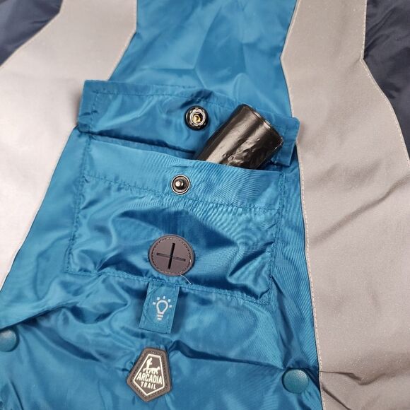 Arcadia Trail 3 in 1 Dog Jacket Rain Coat Pet Multiwear Removable Sherpa Fleece - Picture 8 of 16
